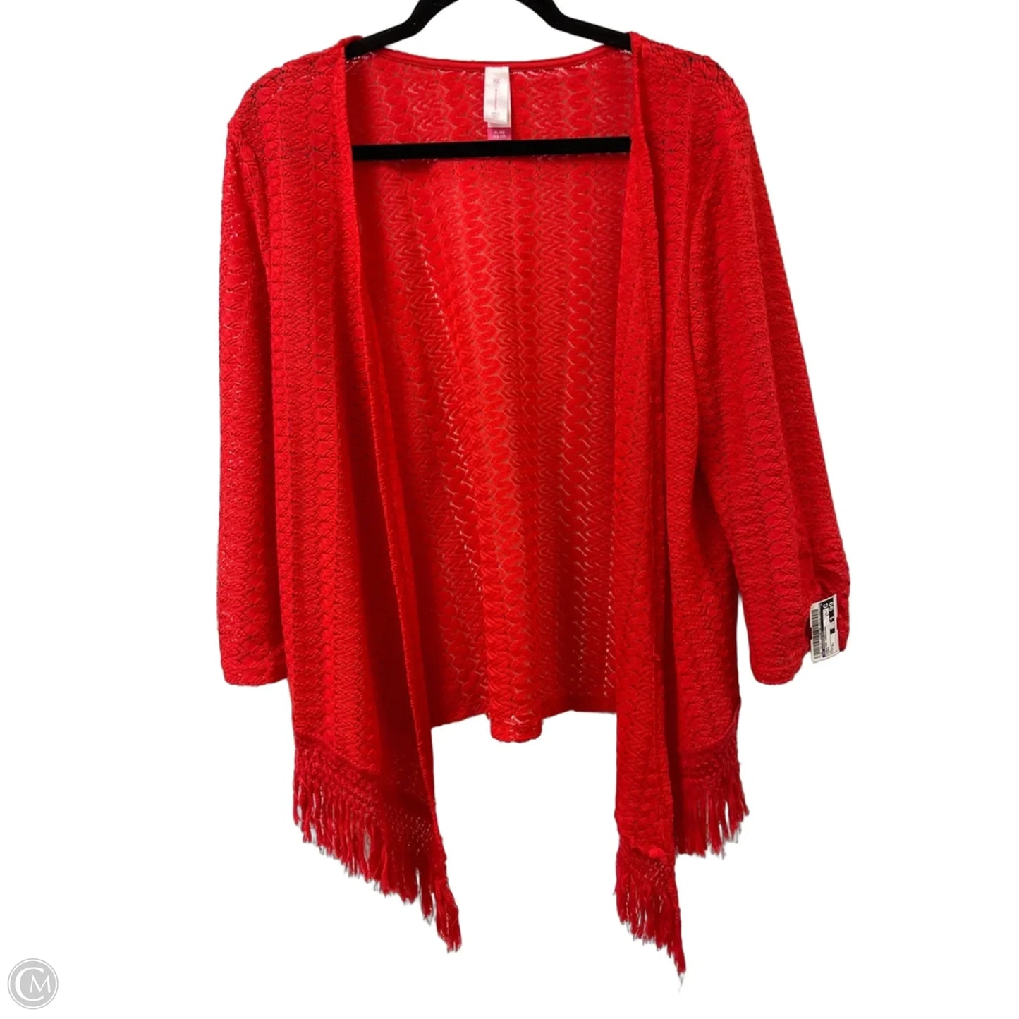 Sweater Cardigan By No Boundaries In Coral, Size: Xl