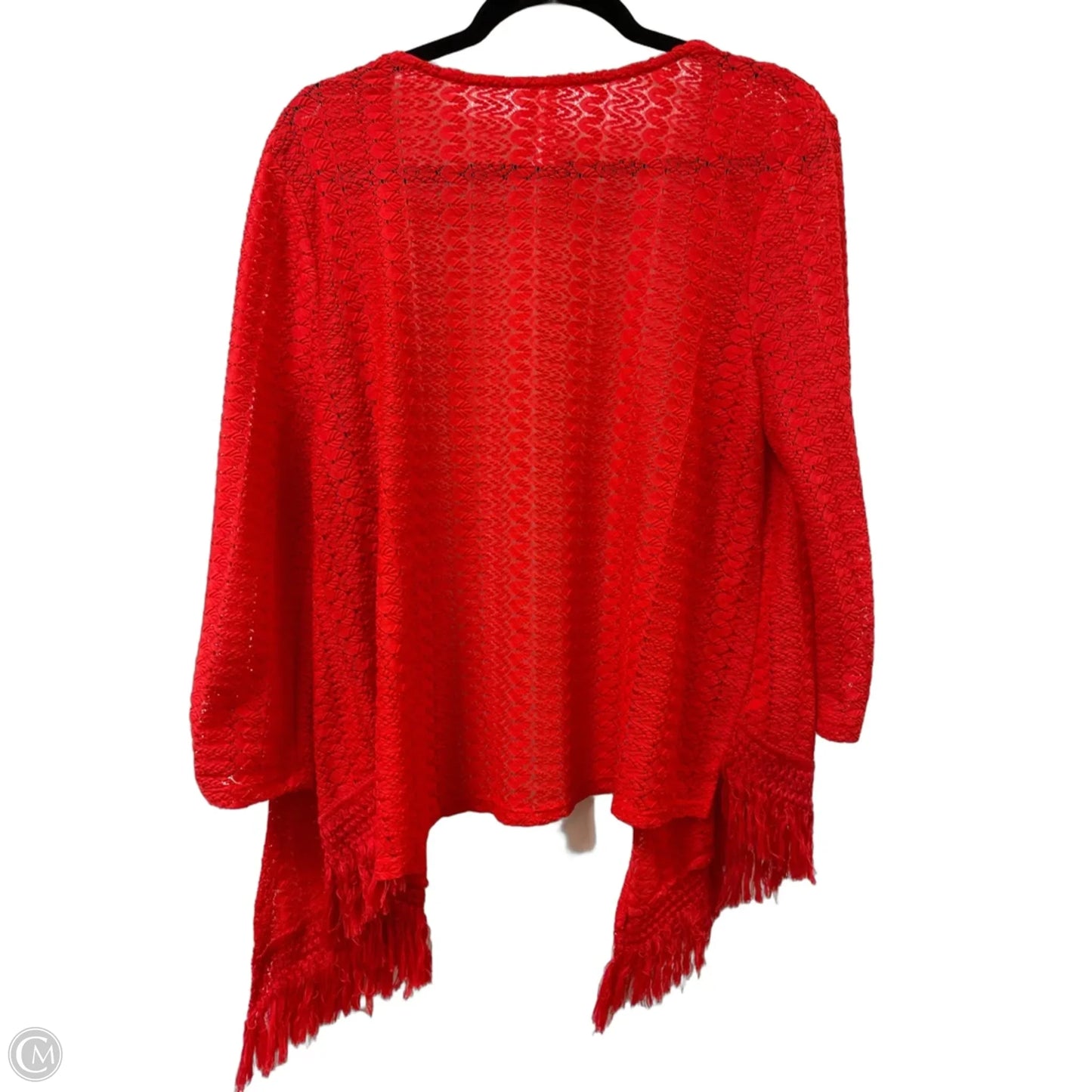 Sweater Cardigan By No Boundaries In Coral, Size: Xl