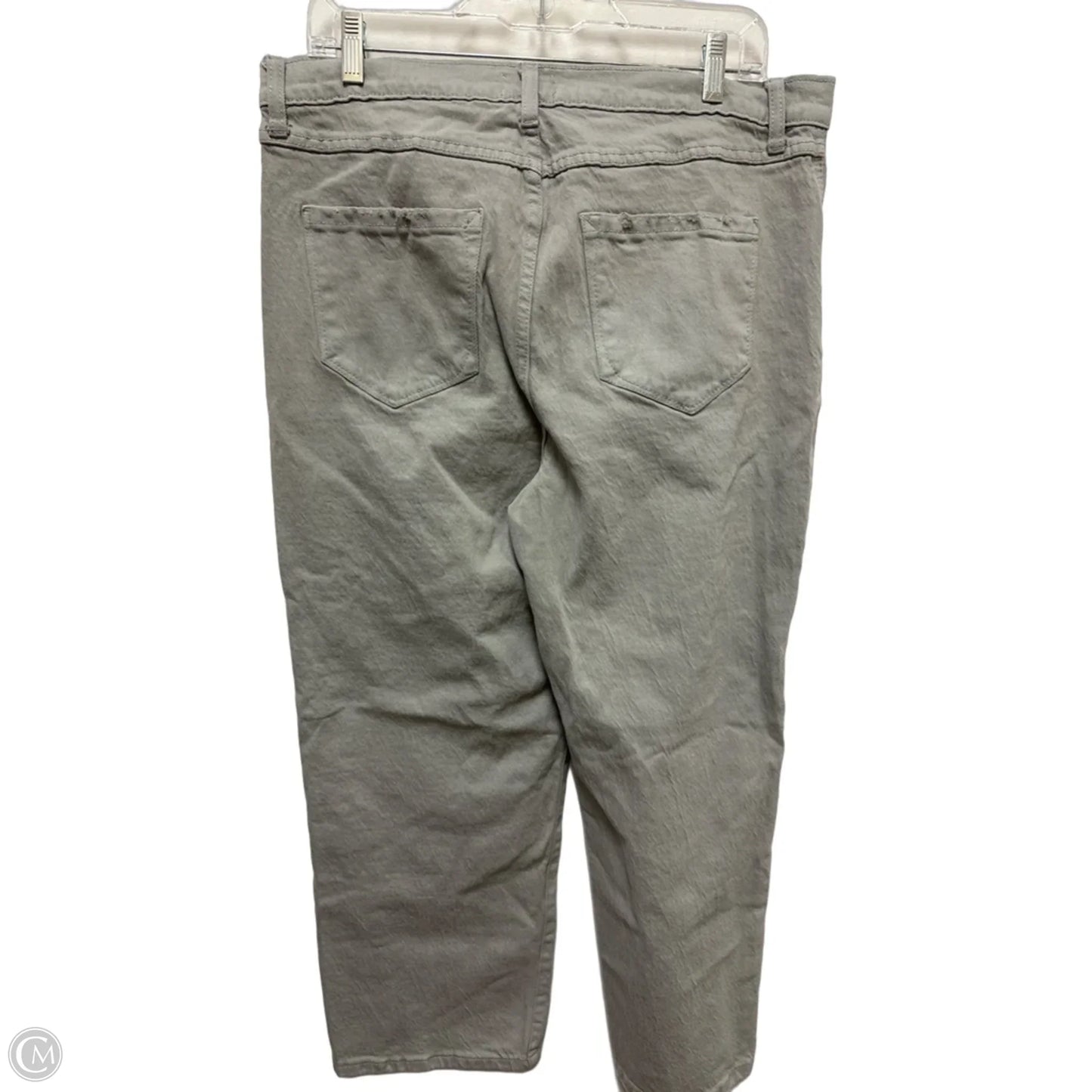 Jeans Straight By Kensie In Grey, Size: 12