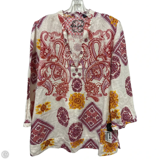 Top Long Sleeve By Cma In Multi-colored, Size: Xl