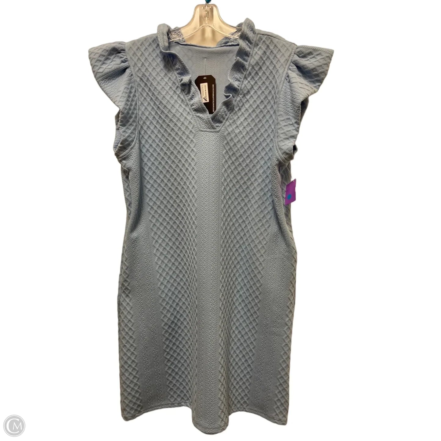 Dress Casual Midi By Clothes Mentor In Beige, Size: L