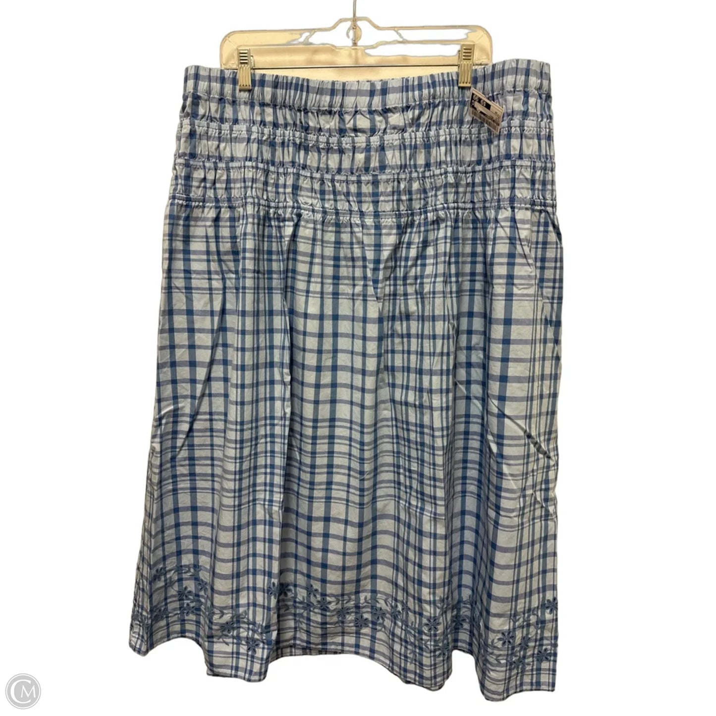 Skirt Maxi By Free Assembly In Blue, Size: 2x