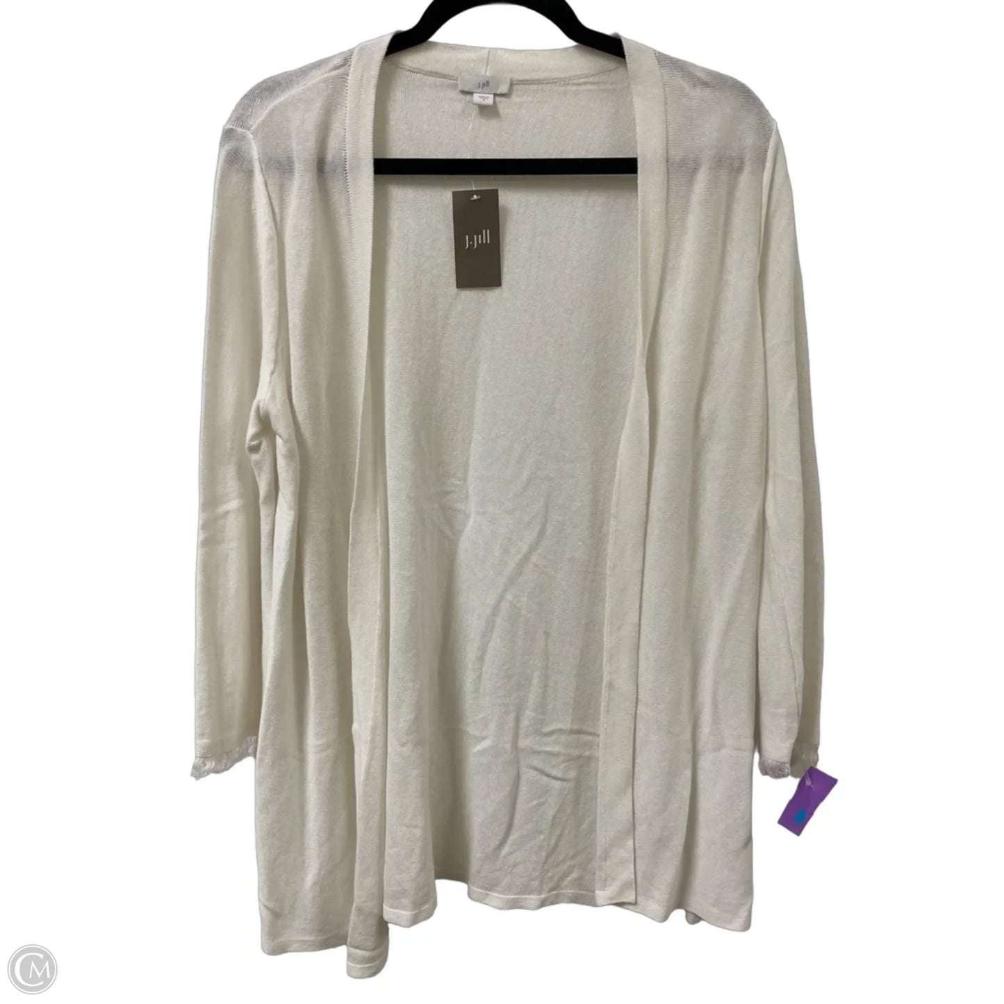 Sweater Cardigan By J. Jill In White, Size: S