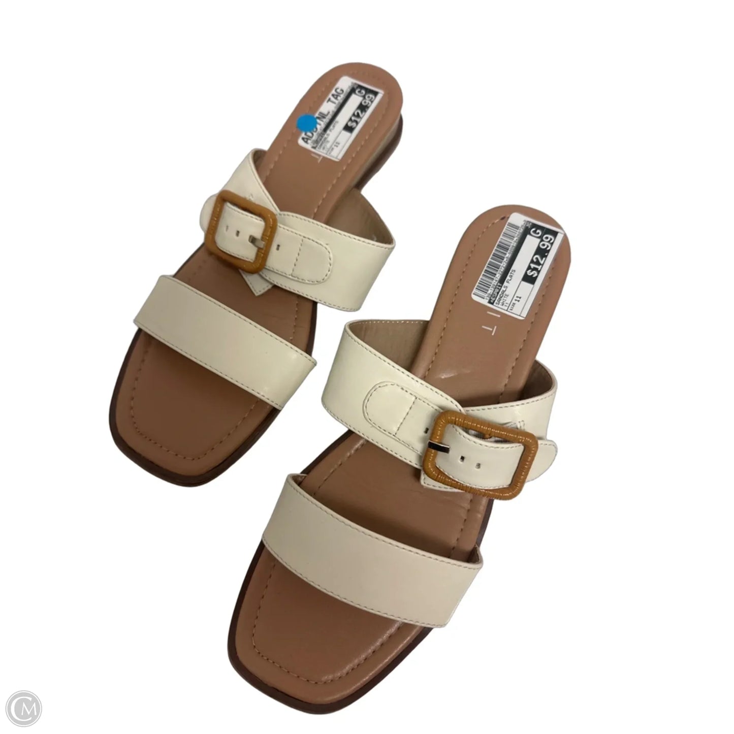 Sandals Flats By Esprit In White, Size: 11