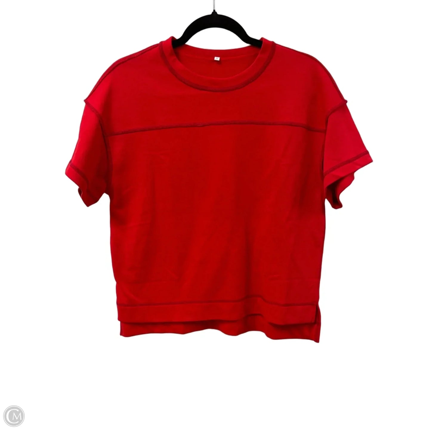 Top Short Sleeve By Clothes Mentor In Red, Size: S
