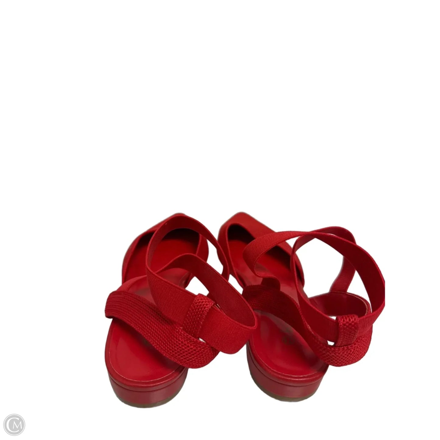 Shoes Flats By Clothes Mentor In Red, Size: 7.5