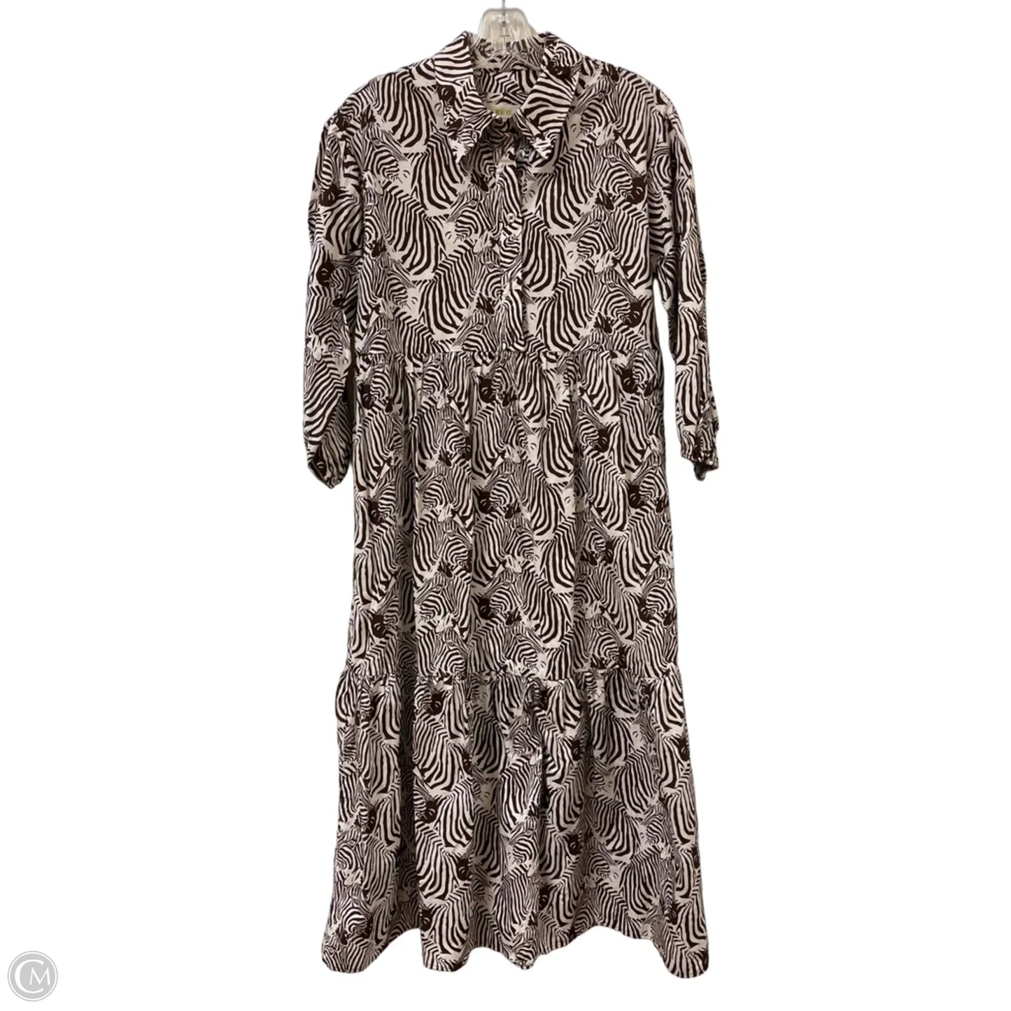 Dress Casual Maxi By Maeve In Bronze, Size: Xs