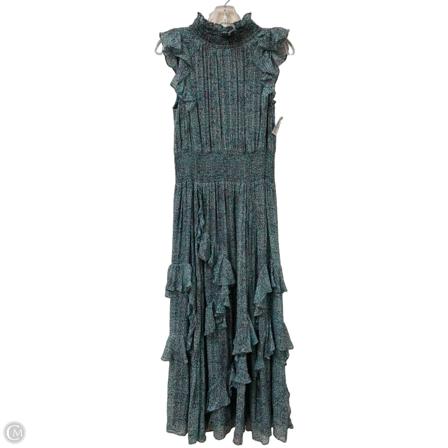 Dress Casual Maxi By Rebecca Taylor In Blue, Size: M