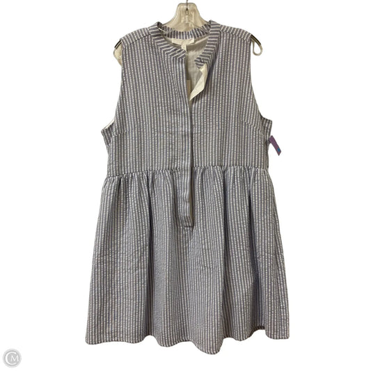 Dress Casual Midi By Adyson Parker In Blue, Size: Xl