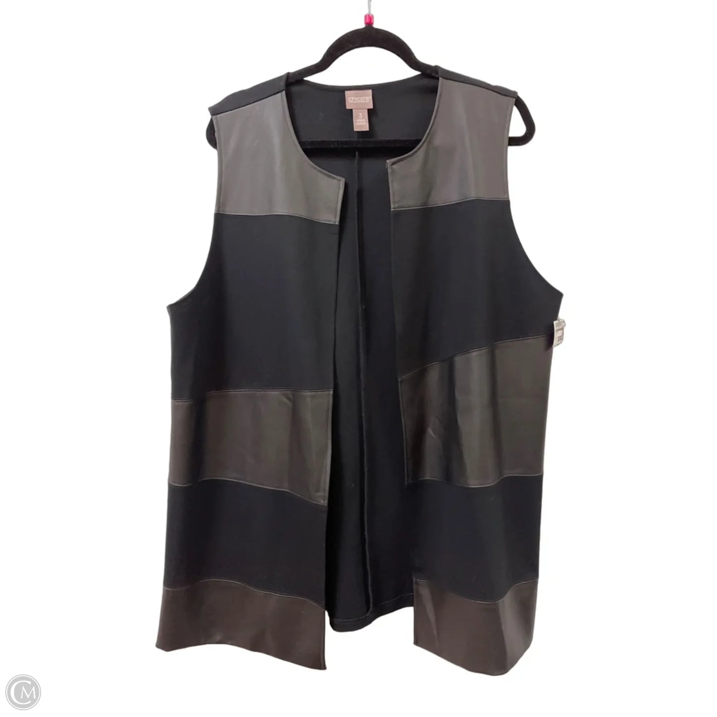 Vest Other By Chicos In Black, Size: Xl