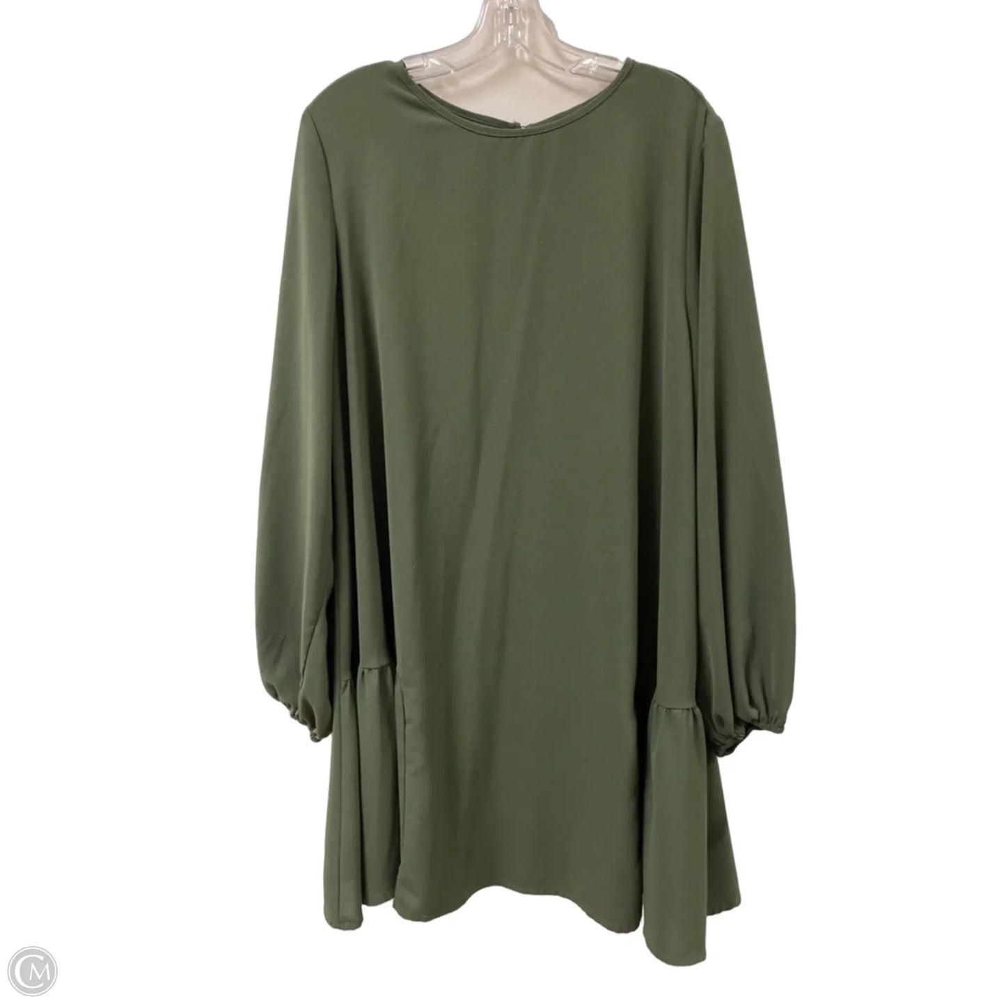 Dress Casual Midi By Shein In Green, Size: 1x
