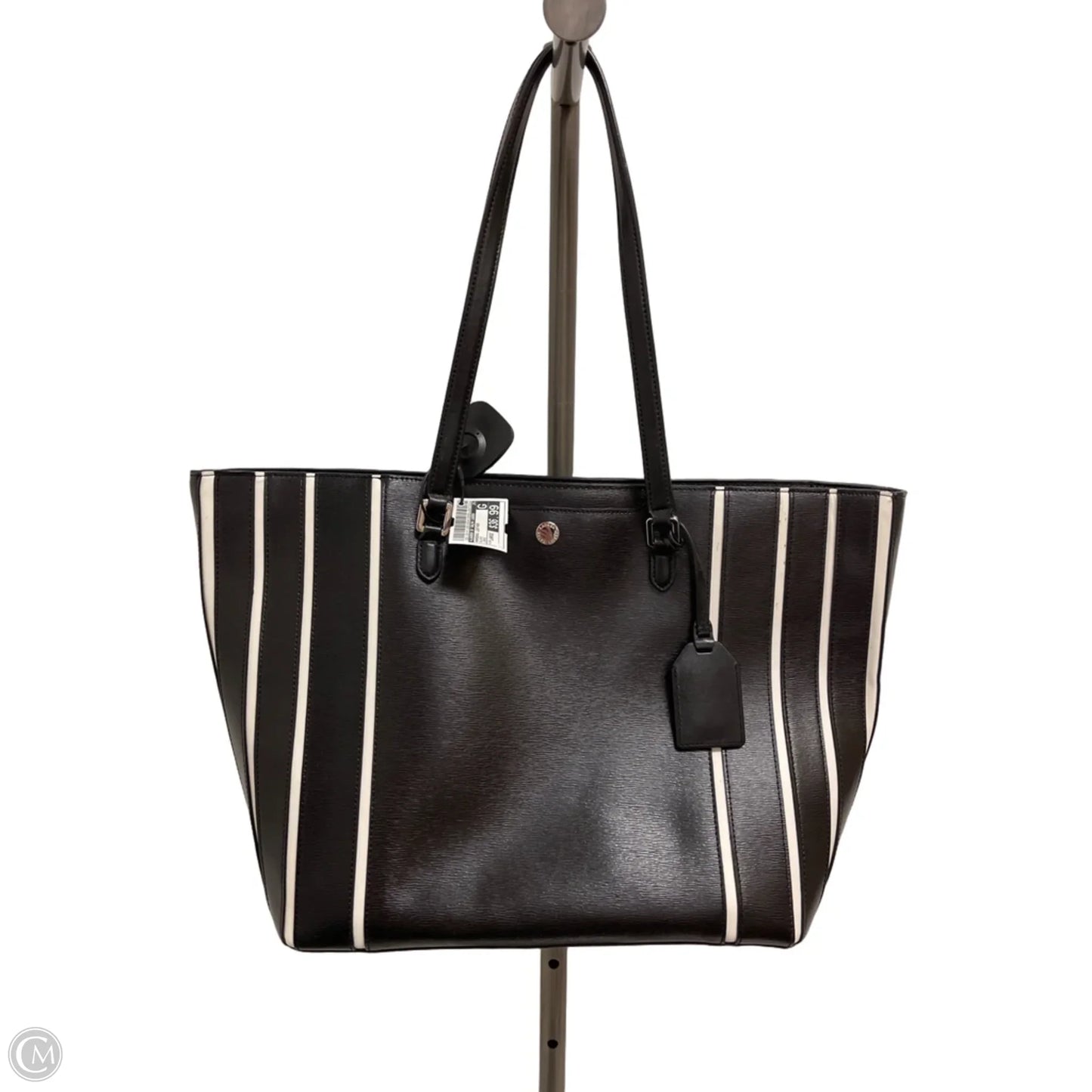 Handbag Leather By Lauren By Ralph Lauren, Size: Large