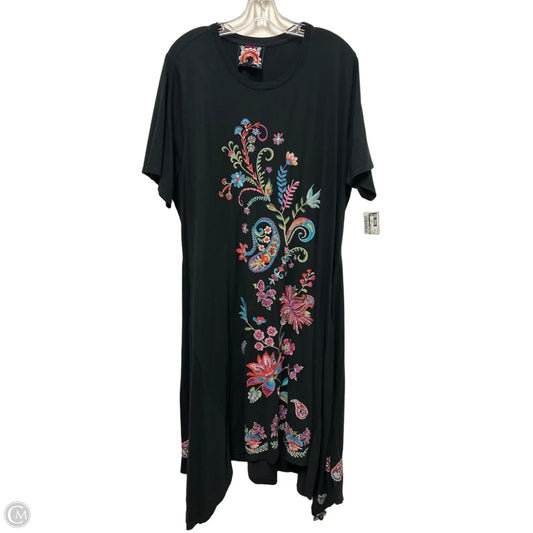 Dress Designer By Johnny Was In Black, Size: 2x