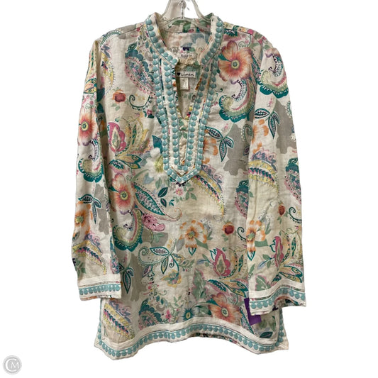 Tunic Long Sleeve By Cmb In Green, Size: Xl