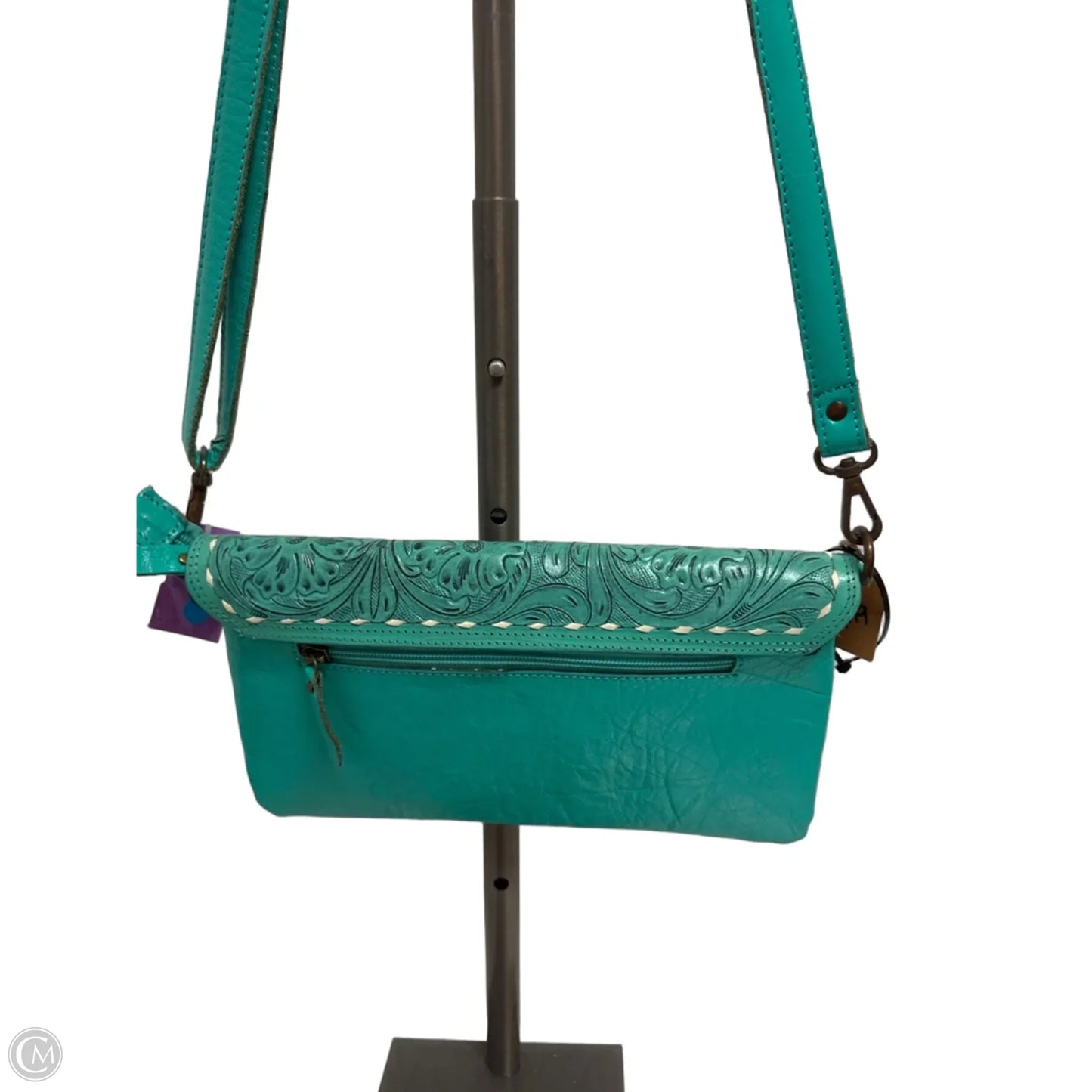 Handbag Leather By Clothes Mentor, Size: Small