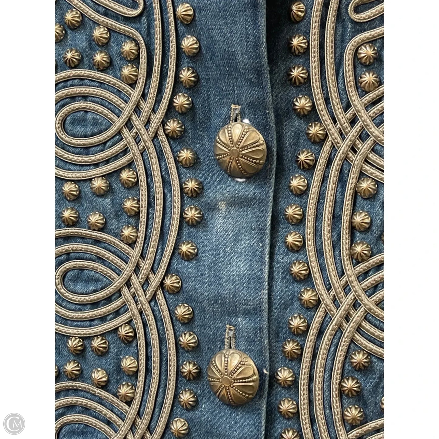 Vest Other By Double D Ranch In Blue Denim, Size: S