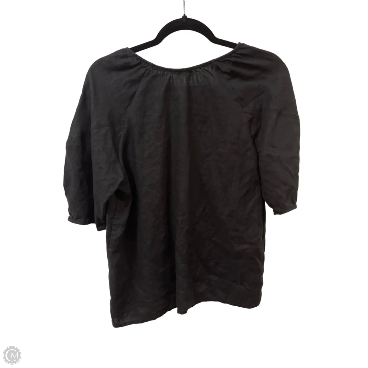 Top Short Sleeve By Everlane In Black, Size: M