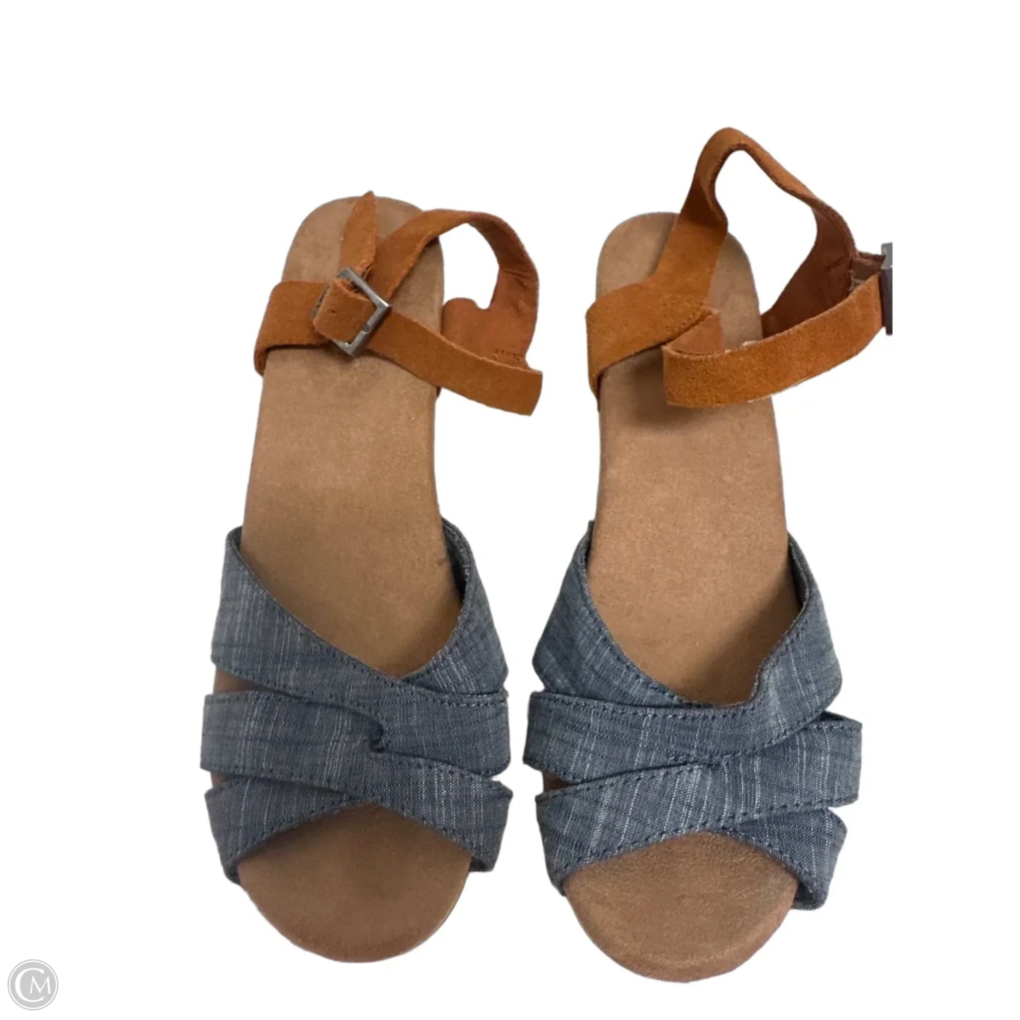 Shoes Heels Block By Toms In Blue, Size: 7