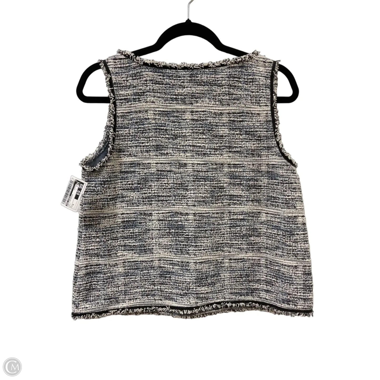 Top Sleeveless By Max Studio In Blue, Size: M