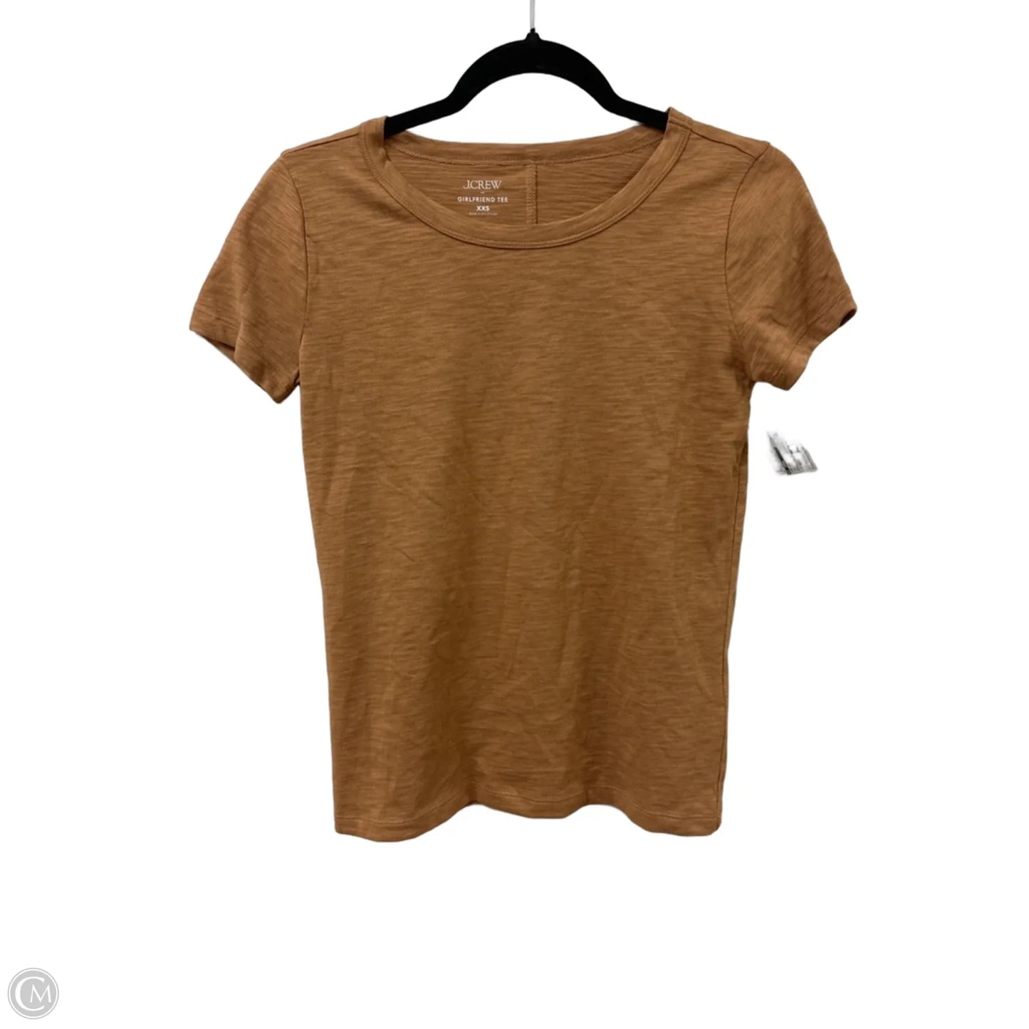 Top Short Sleeve By J. Crew In Tan, Size: Xxs