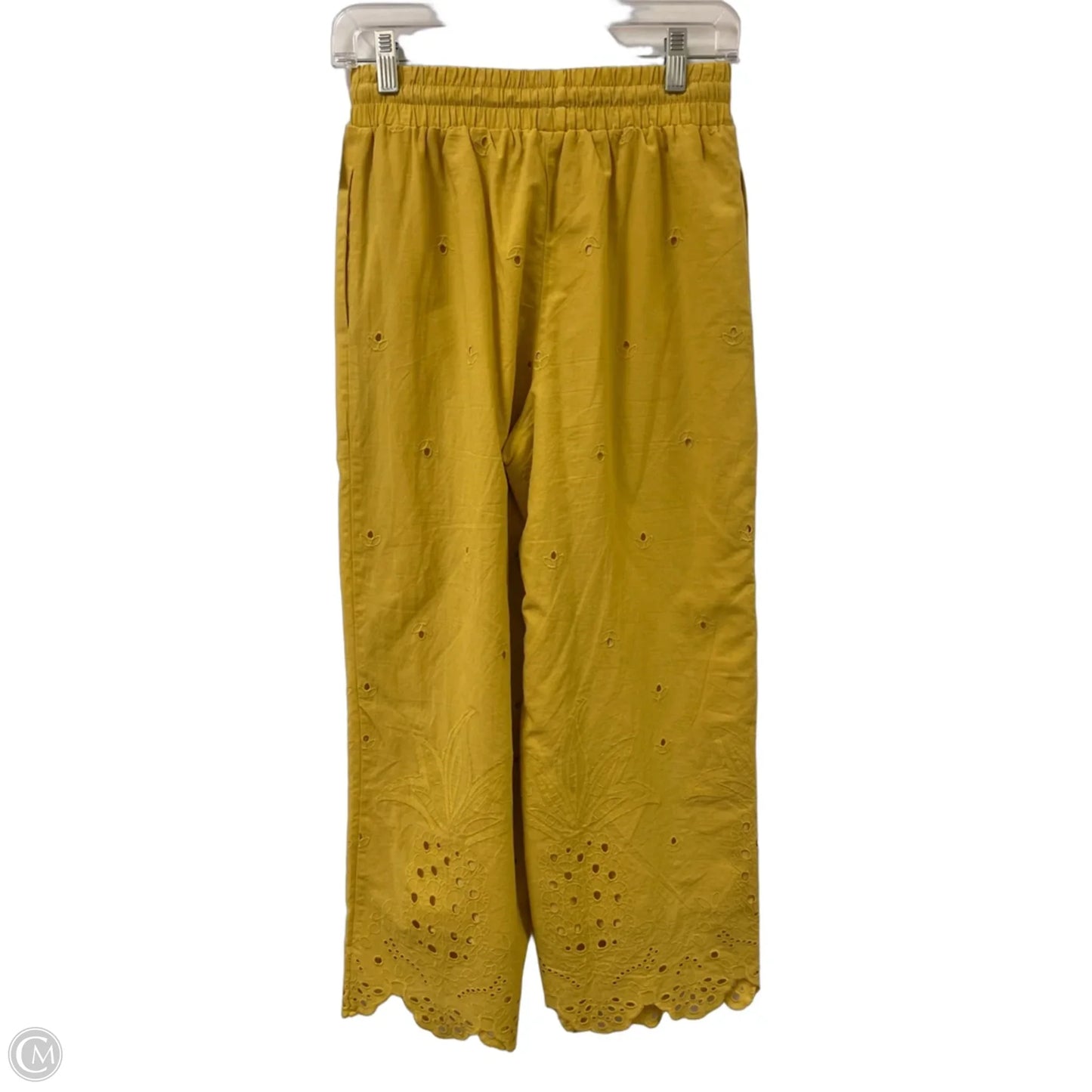 Pants Wide Leg By Cynthia Rowley In Yellow, Size: 2