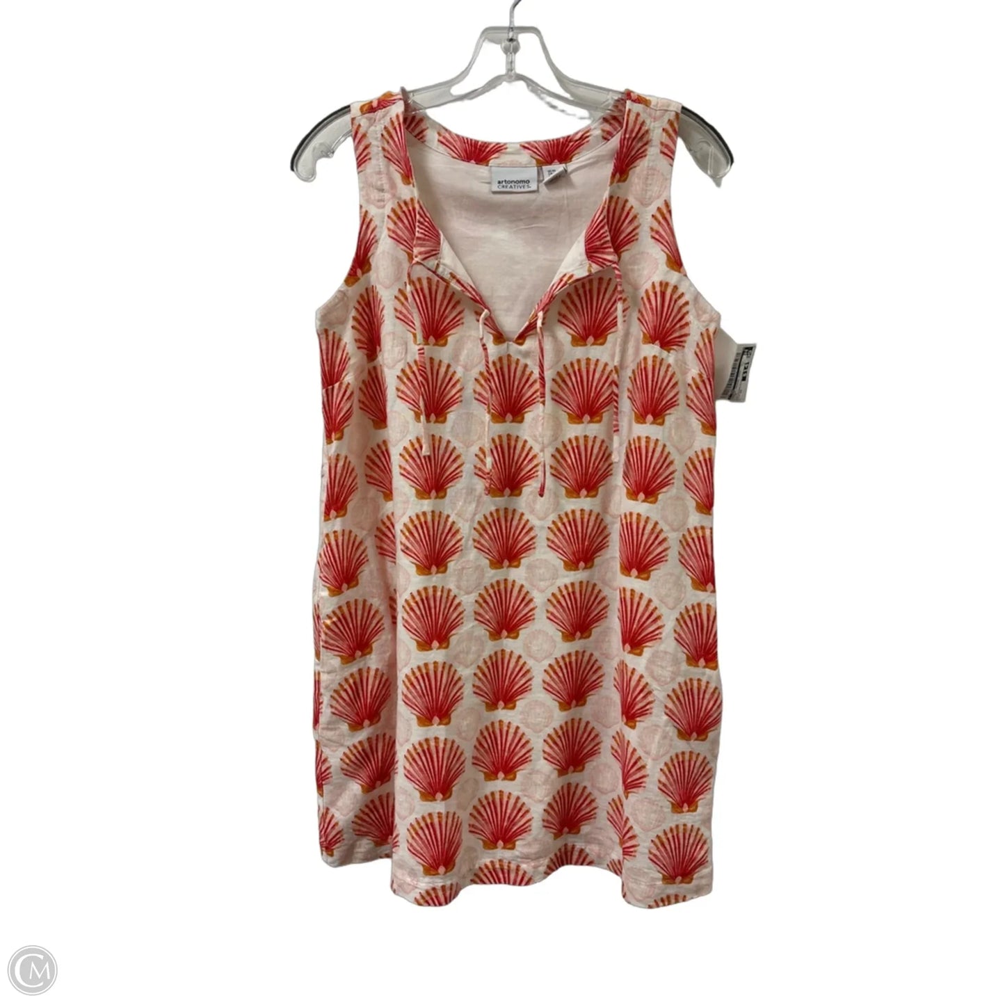 Dress Casual Midi By Cmc In Pink, Size: Xs