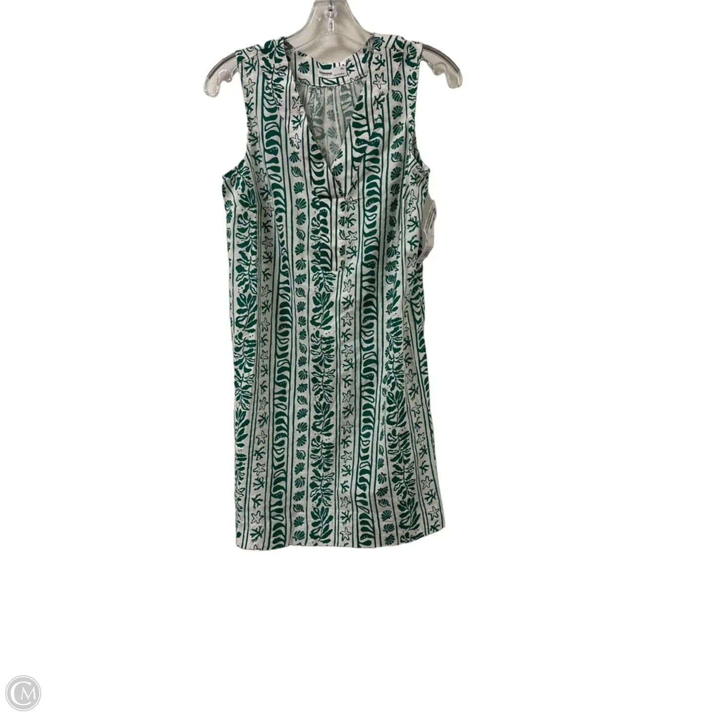 Dress Casual Midi By Sonoma In Green, Size: Sp