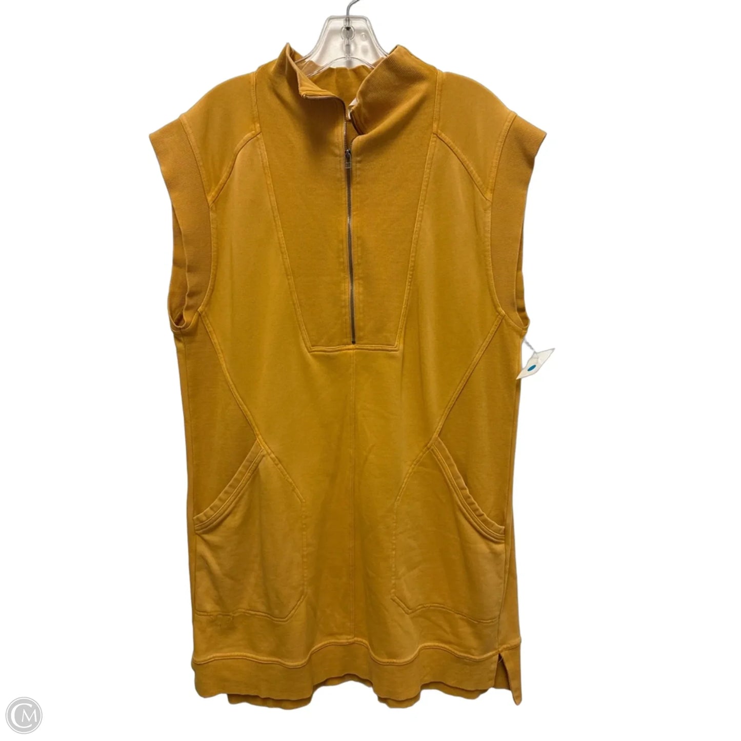Dress Casual Midi By Daily Practice By Anthropologie In Yellow, Size: Xl