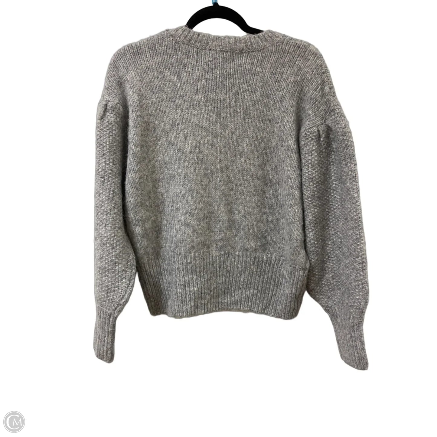 Sweater By Free Assembly In Grey, Size: M