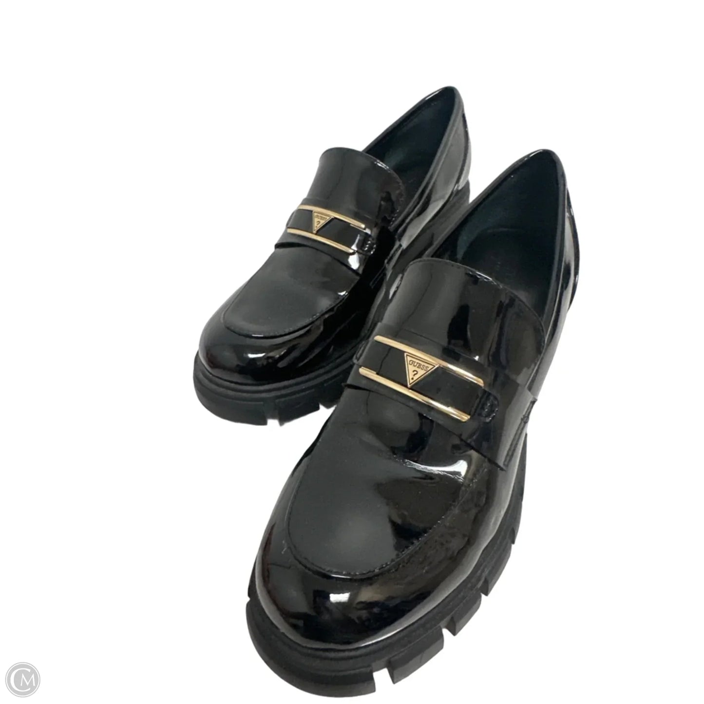 Shoes Heels Block By Guess In Black, Size: 10