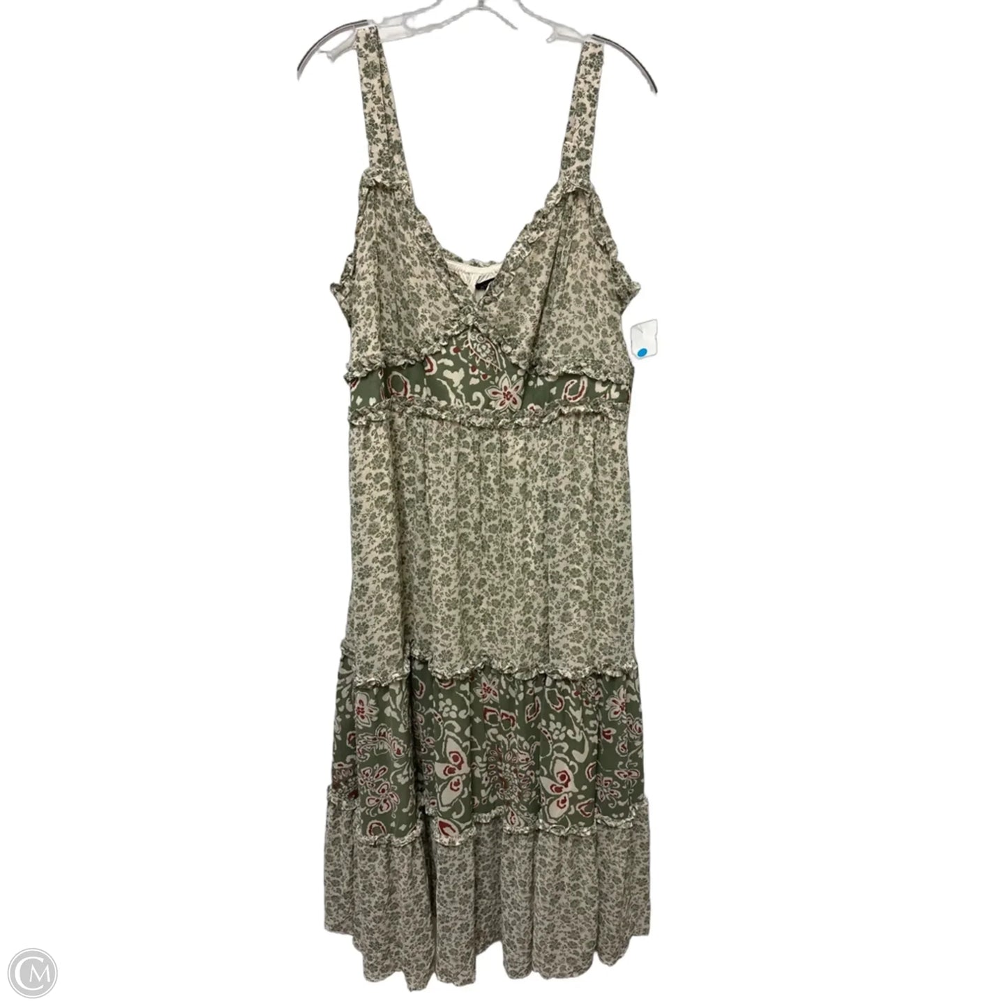 Dress Casual Maxi By Torrid In Green, Size: 1x