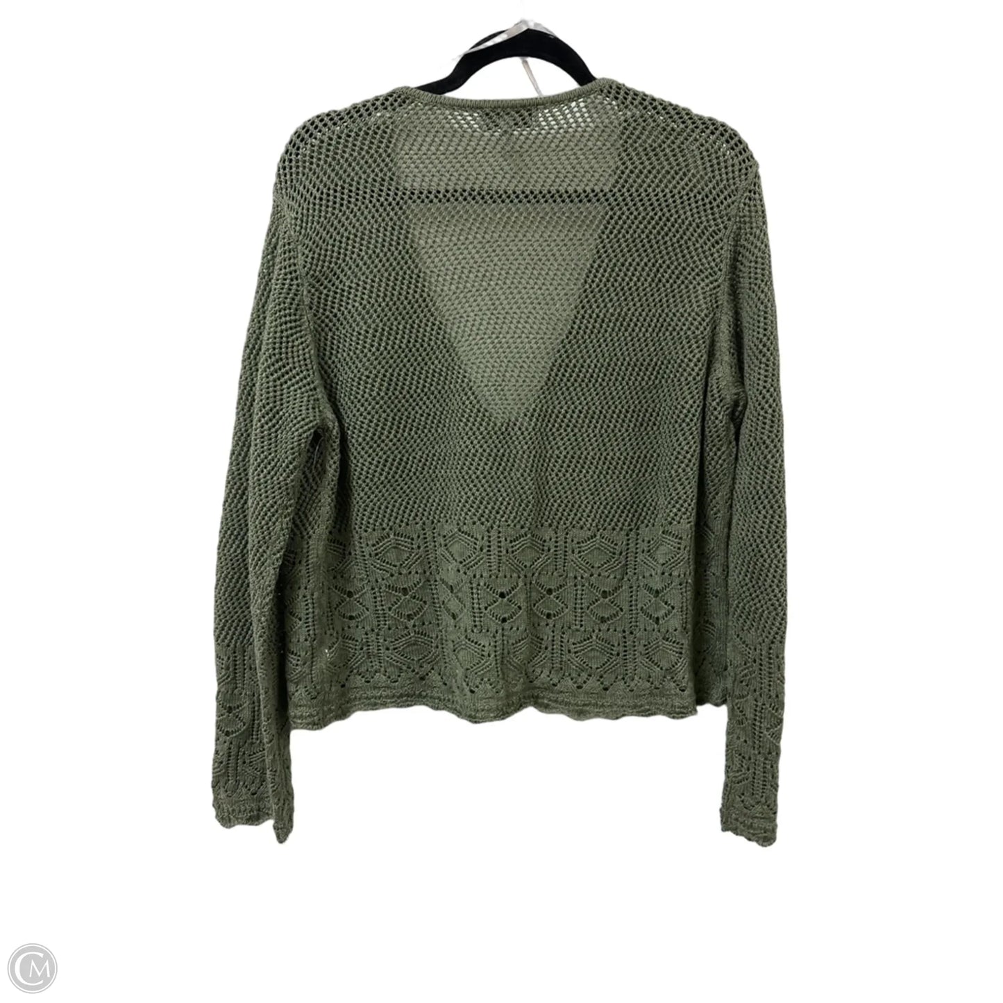 Sweater Cardigan By Jessica Simpson In Green, Size: Xl