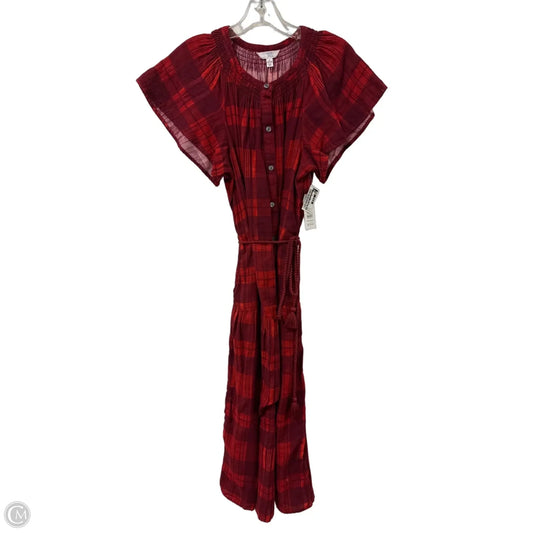 Dress Casual Maxi By Time And Tru In Red, Size: L