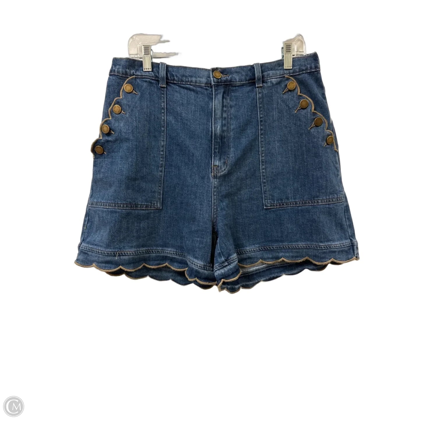 Shorts By Listicle In Blue Denim, Size: 14