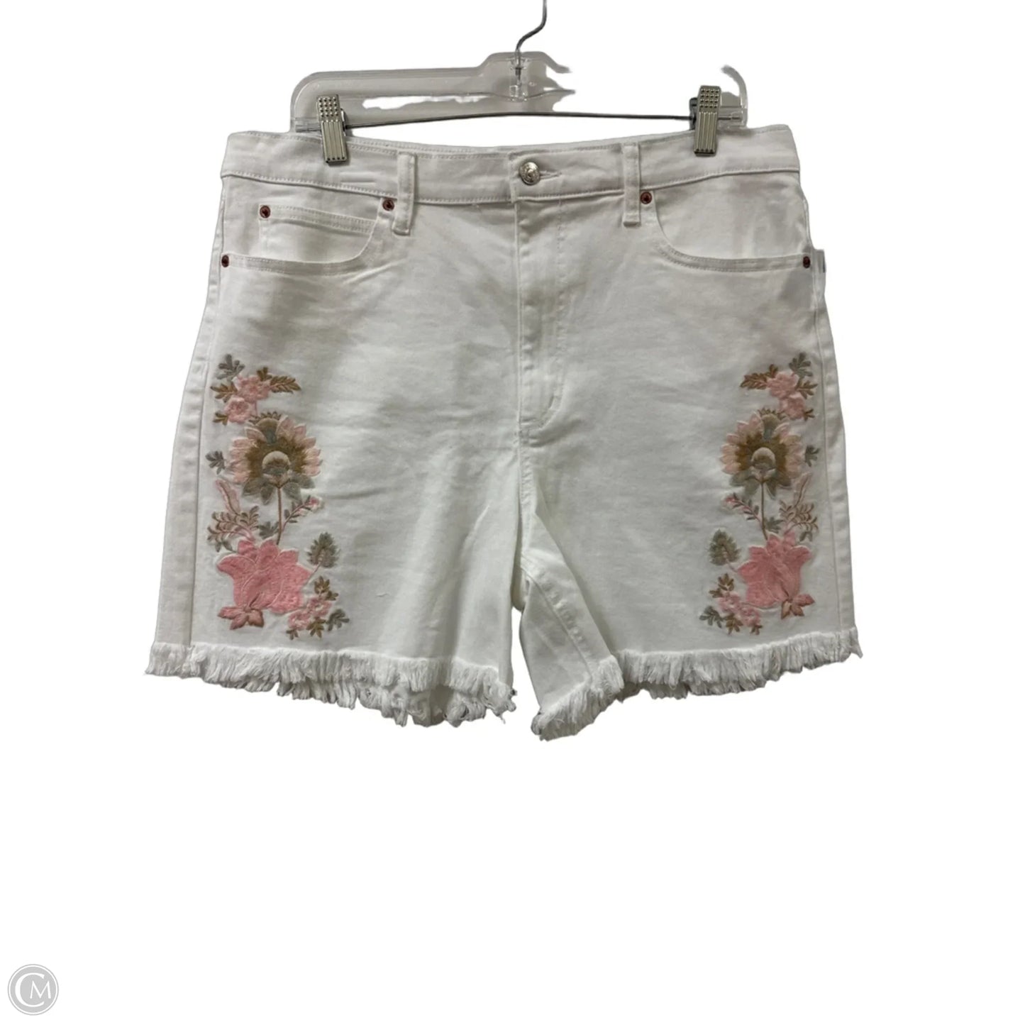 Shorts By Jessica Simpson In White, Size: 14