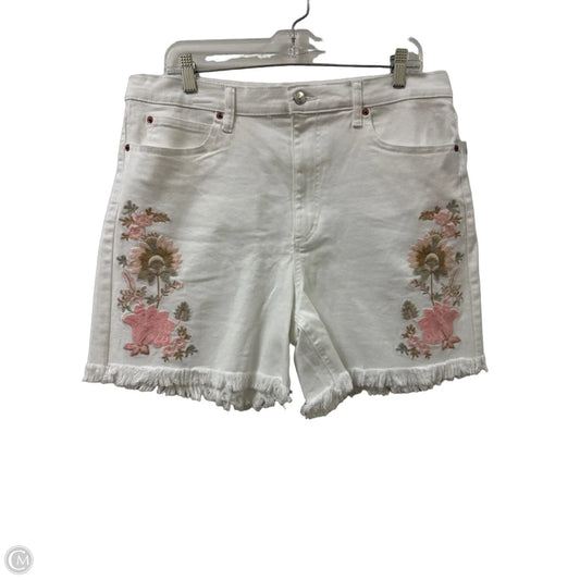 Shorts By Jessica Simpson In White, Size: 14