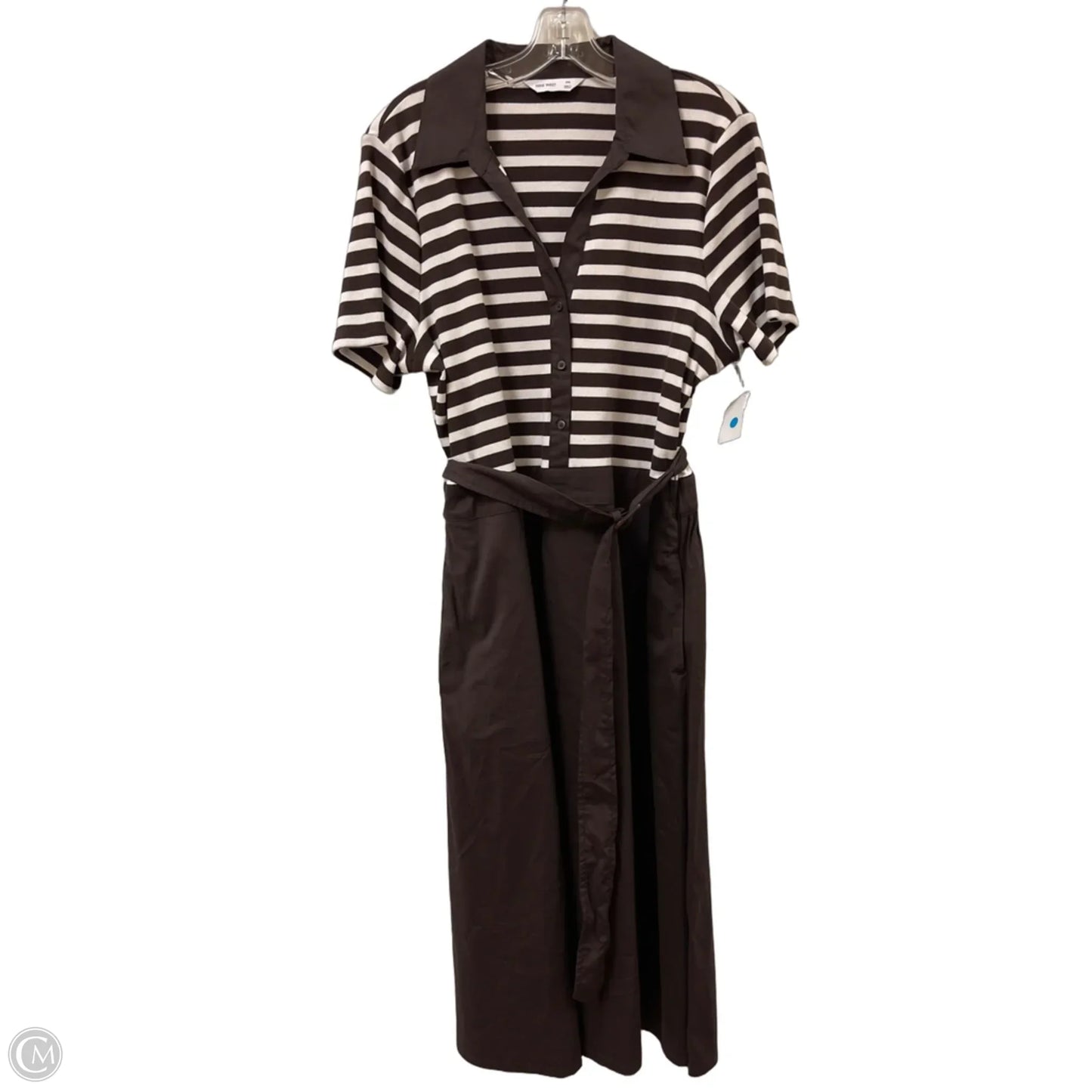 Dress Casual Maxi By Nine West In Brown, Size: Xl