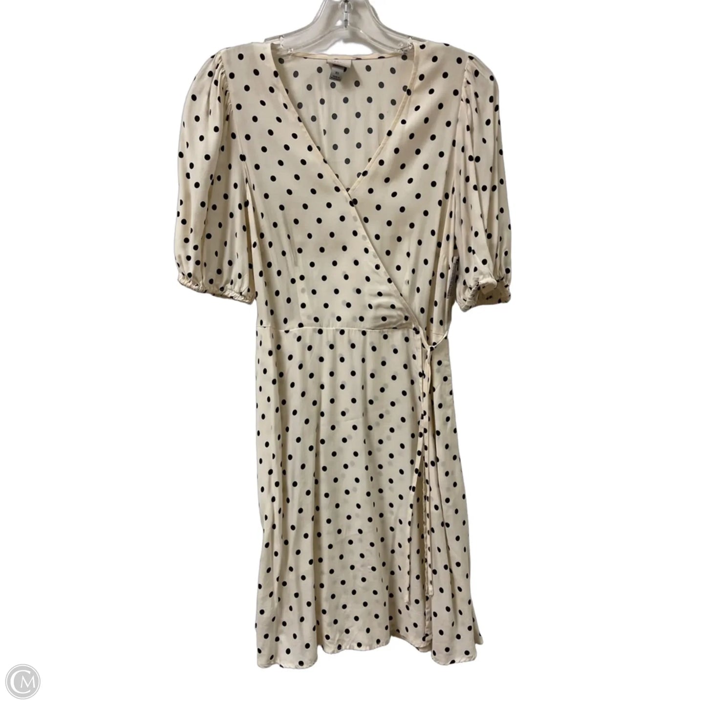Dress Casual Midi By A New Day In Polkadot Pattern, Size: Xs