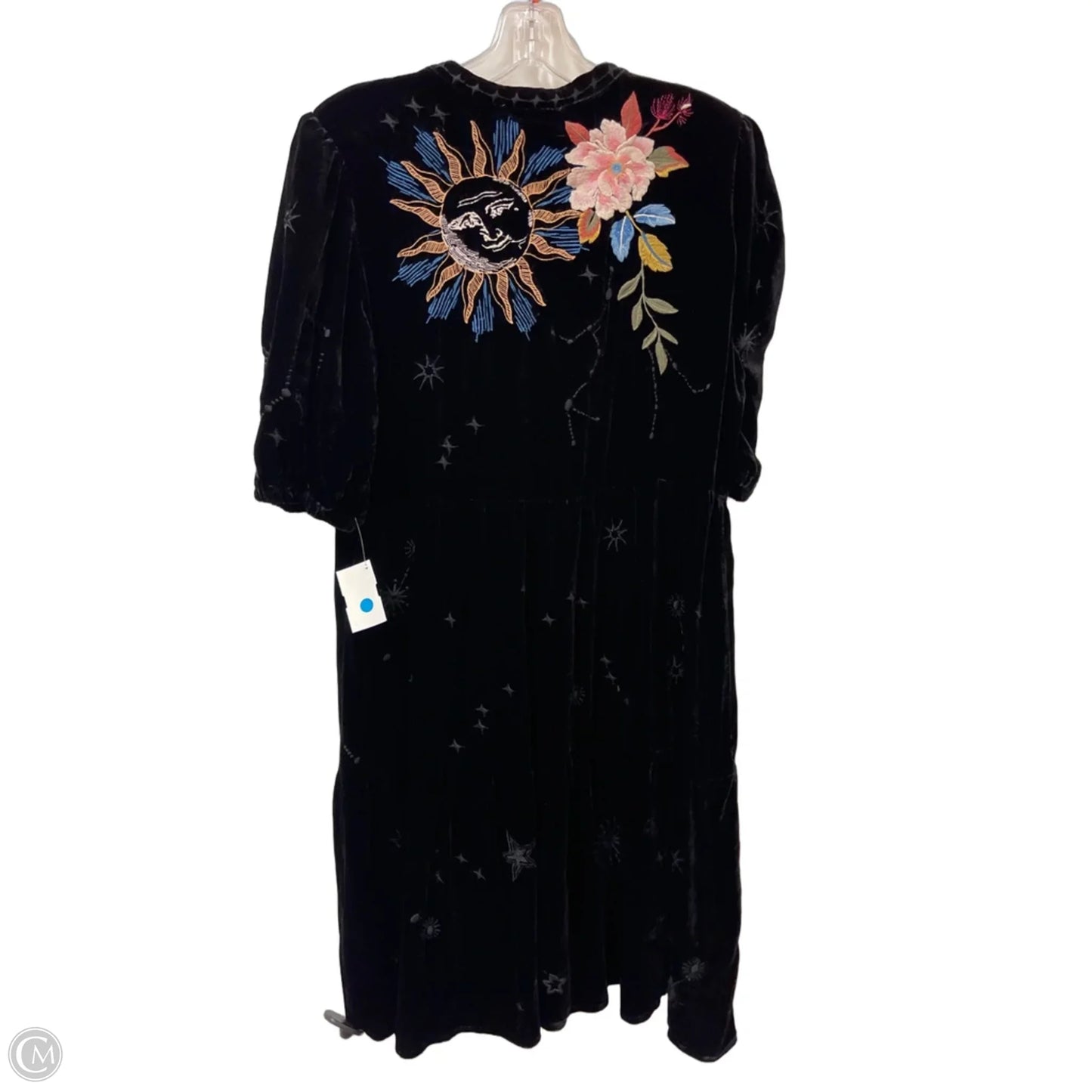 Dress Designer By Johnny Was In Black, Size: Xs