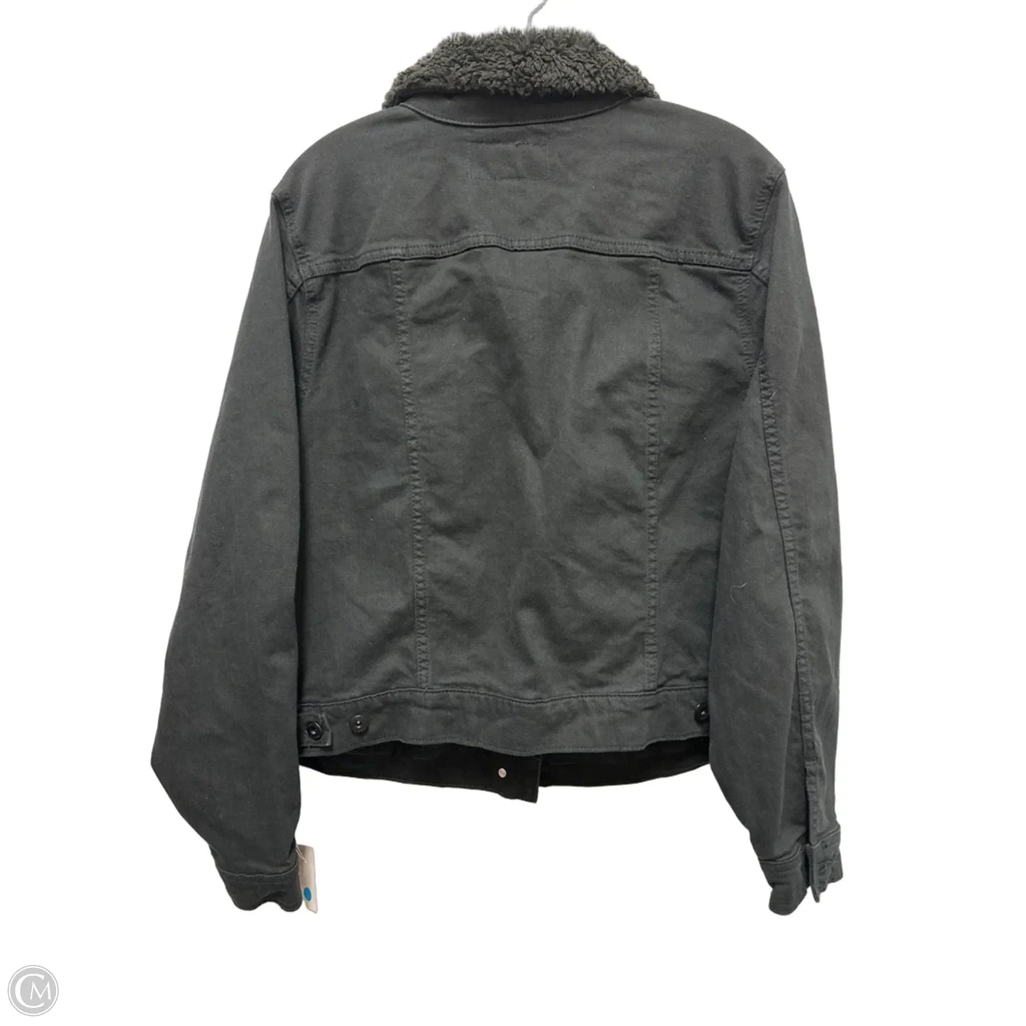 Jacket Denim By Torrid In Black, Size: 2x