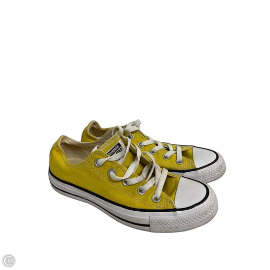 Shoes Sneakers By Converse In Yellow, Size: 6