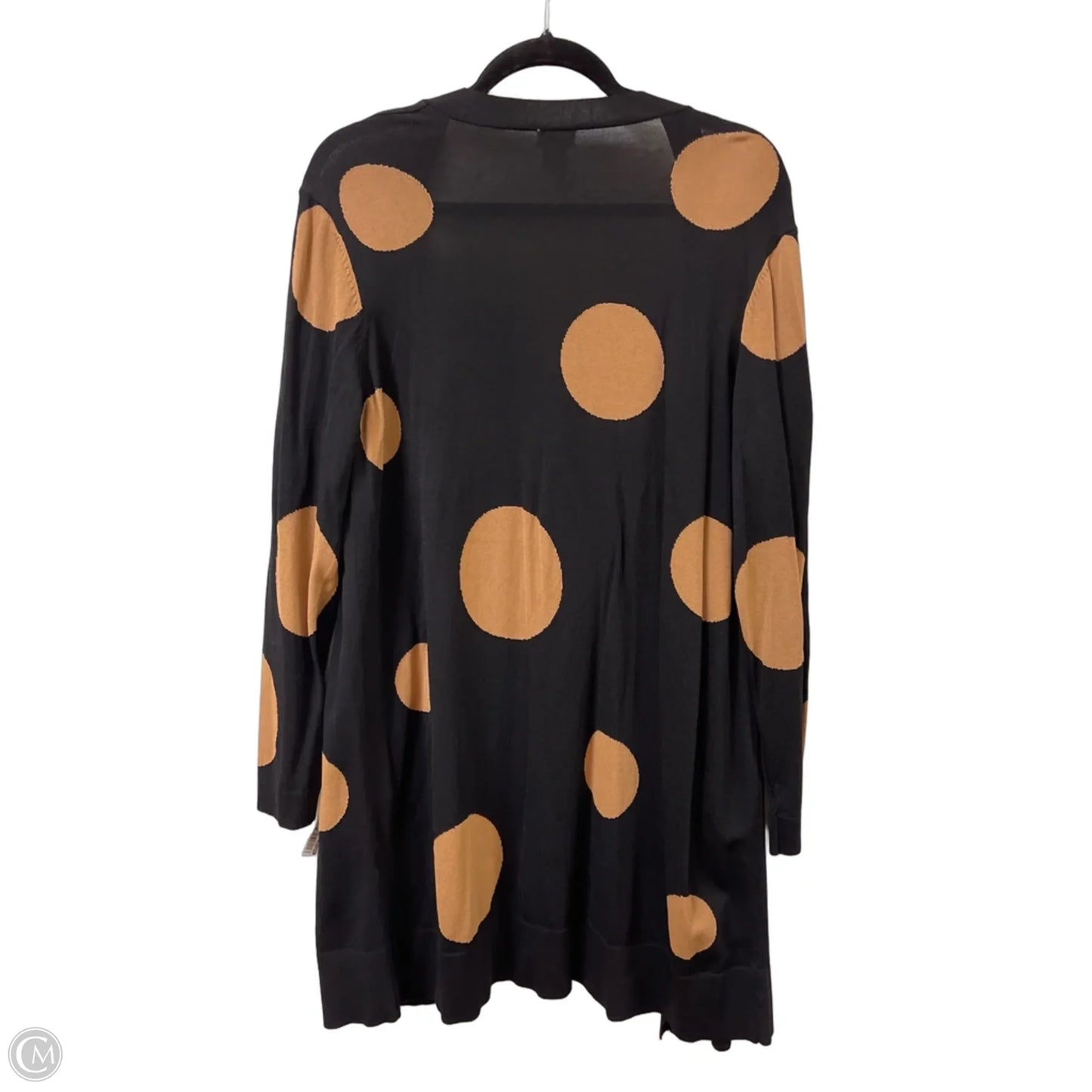 Sweater Cardigan By Chicos In Black, Size: L