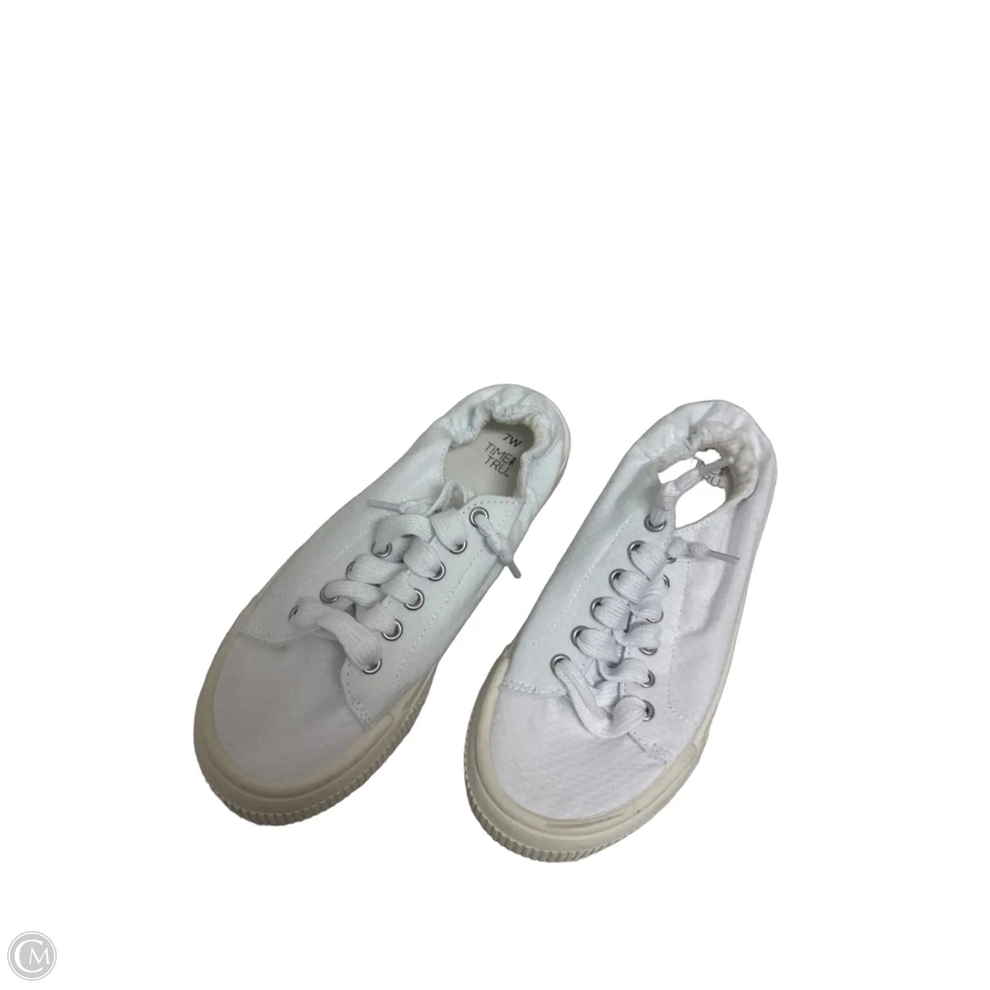 Shoes Flats By Time And Tru In White, Size: 7