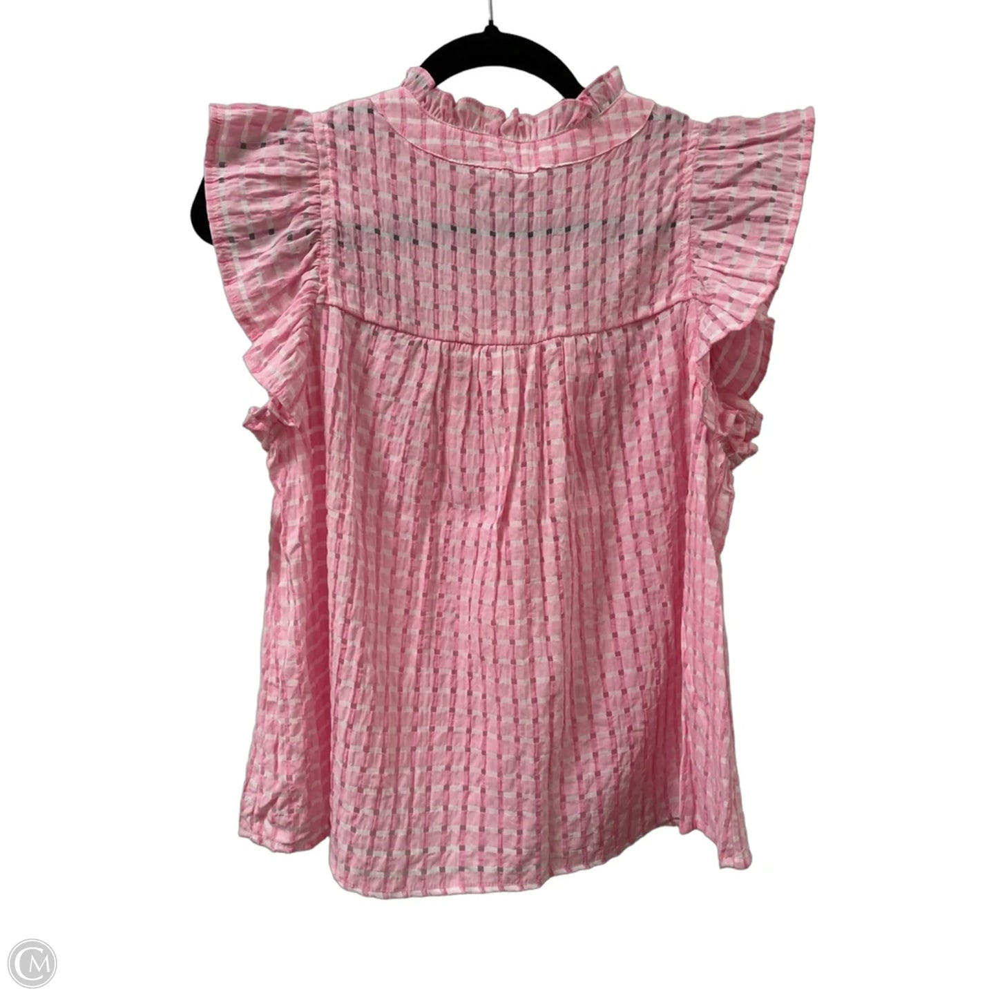 Top Short Sleeve By Thml In Pink, Size: S