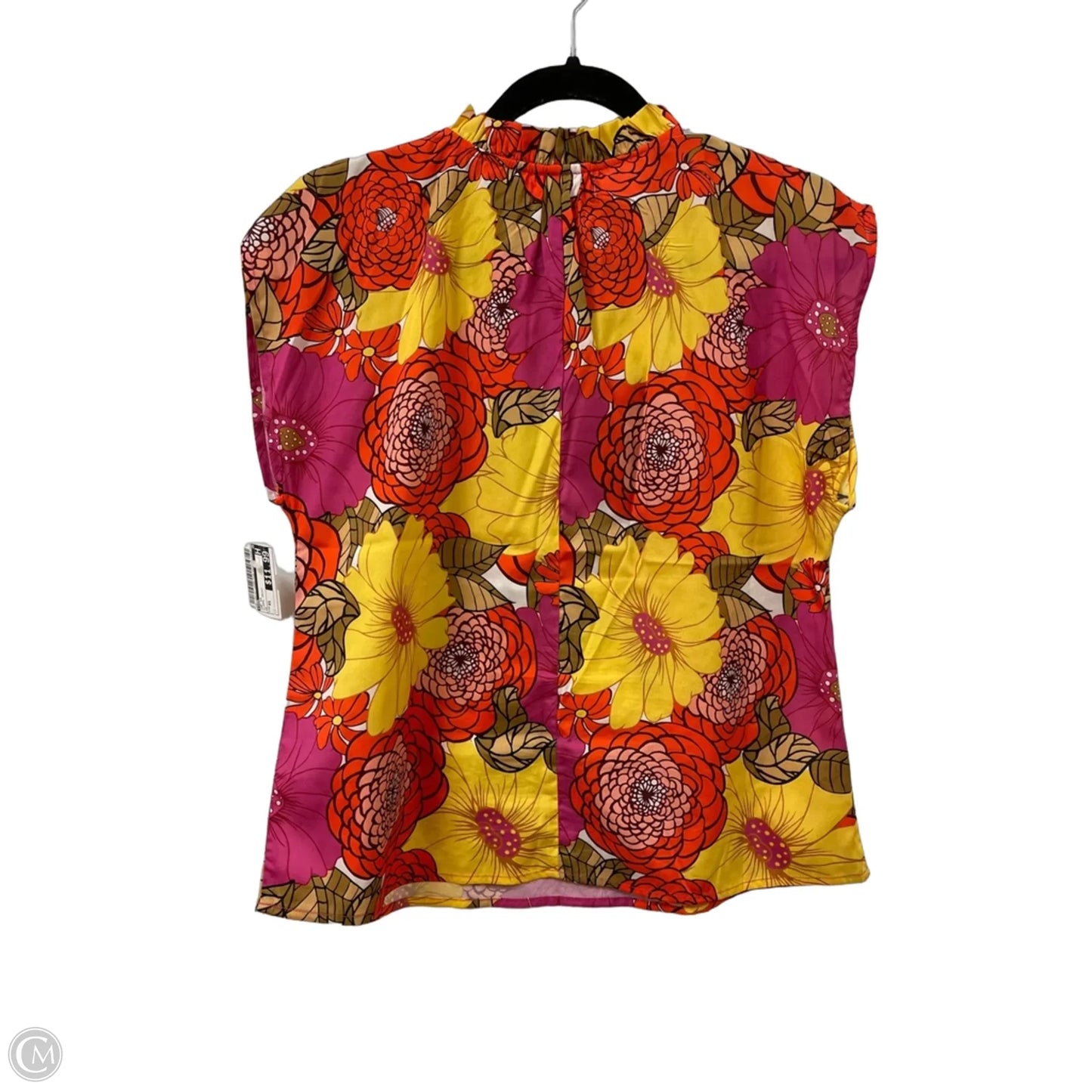 Top Short Sleeve By Thml In Floral Print, Size: Xs