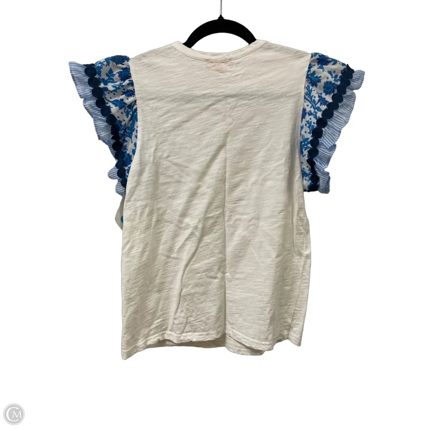 Top Short Sleeve By Thml In White, Size: S