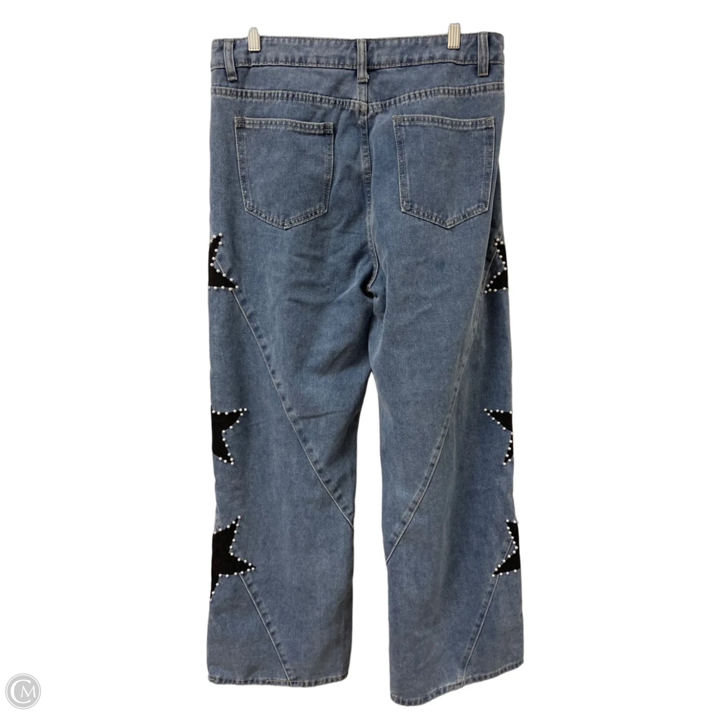 Jeans Wide Leg By Clothes Mentor In Blue Denim, Size: 12