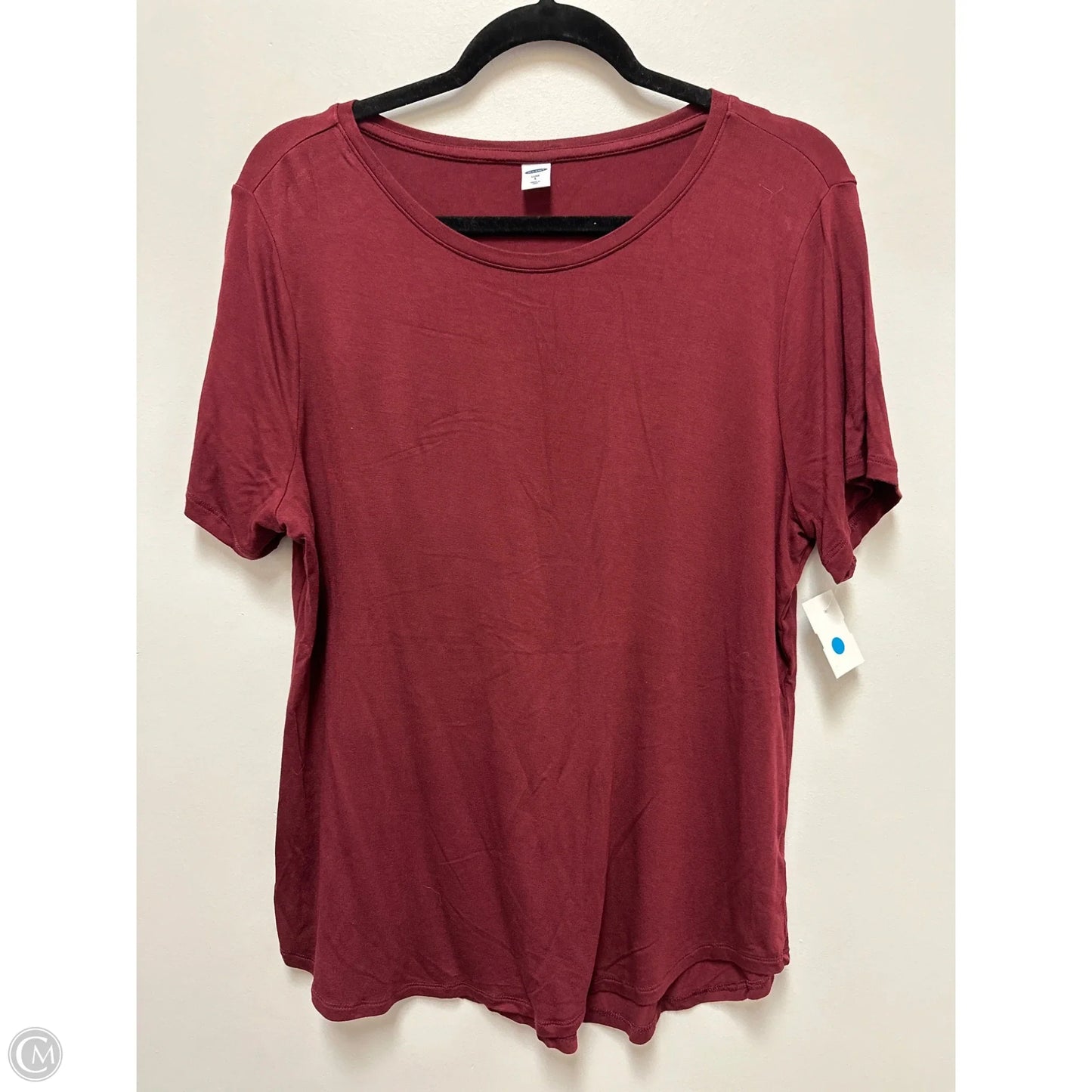 Top Short Sleeve By Old Navy In Red, Size: L