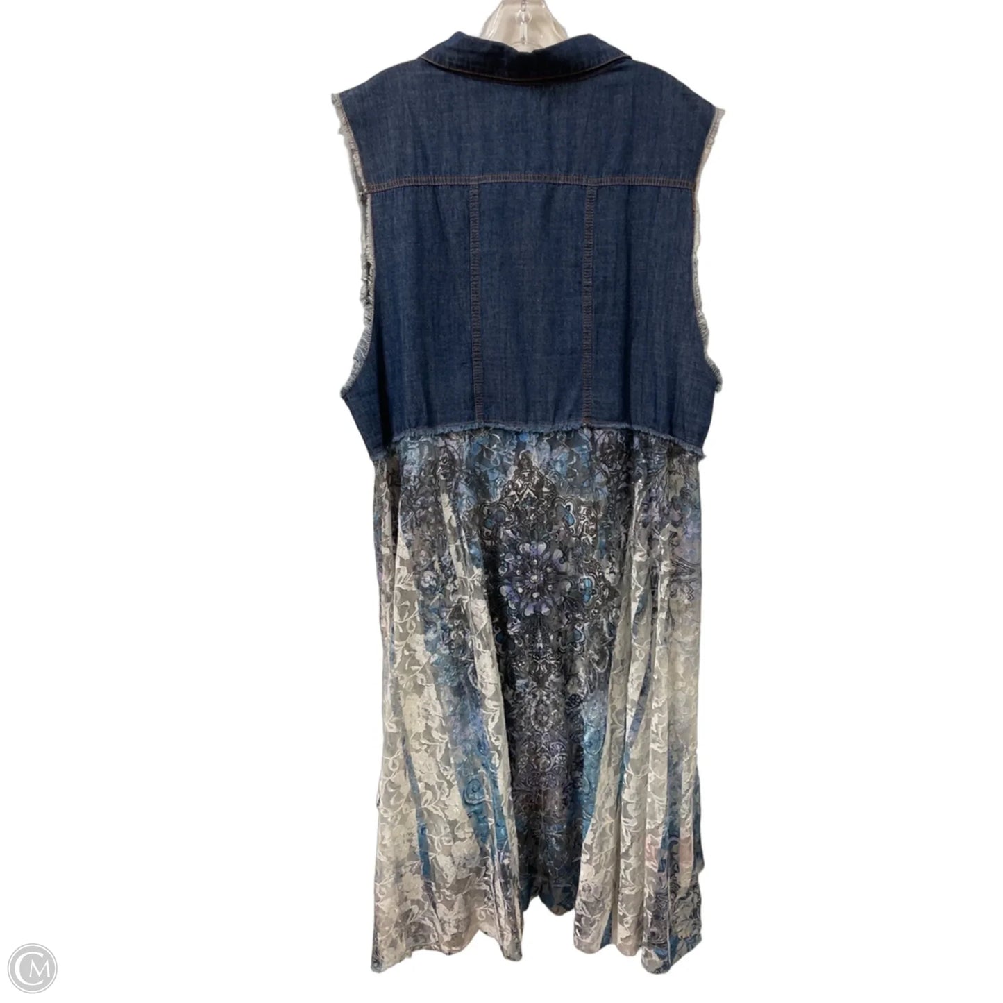 Dress Casual Maxi By Origami In Blue, Size: 1x