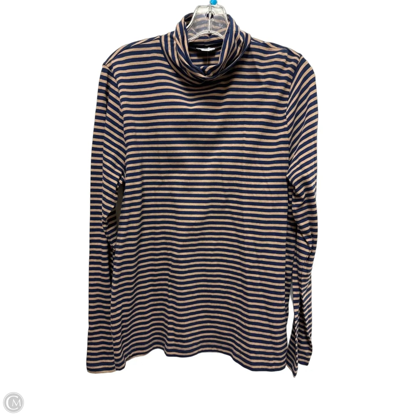 Top Long Sleeve By J. Crew In Striped Pattern, Size: L